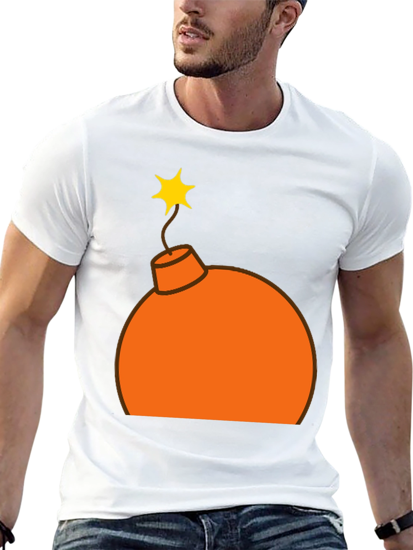 Novelty Bomb Graphic T-Shirt - Black