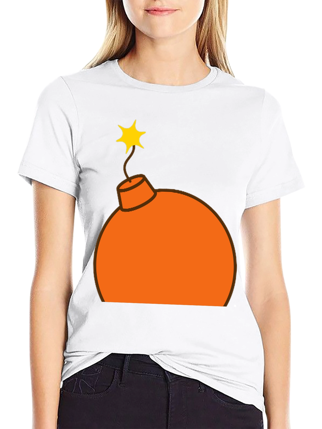 Novelty Bomb Graphic T-Shirt - Black