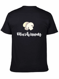 Mushroom Graphic T-Shirt - Casual Wear