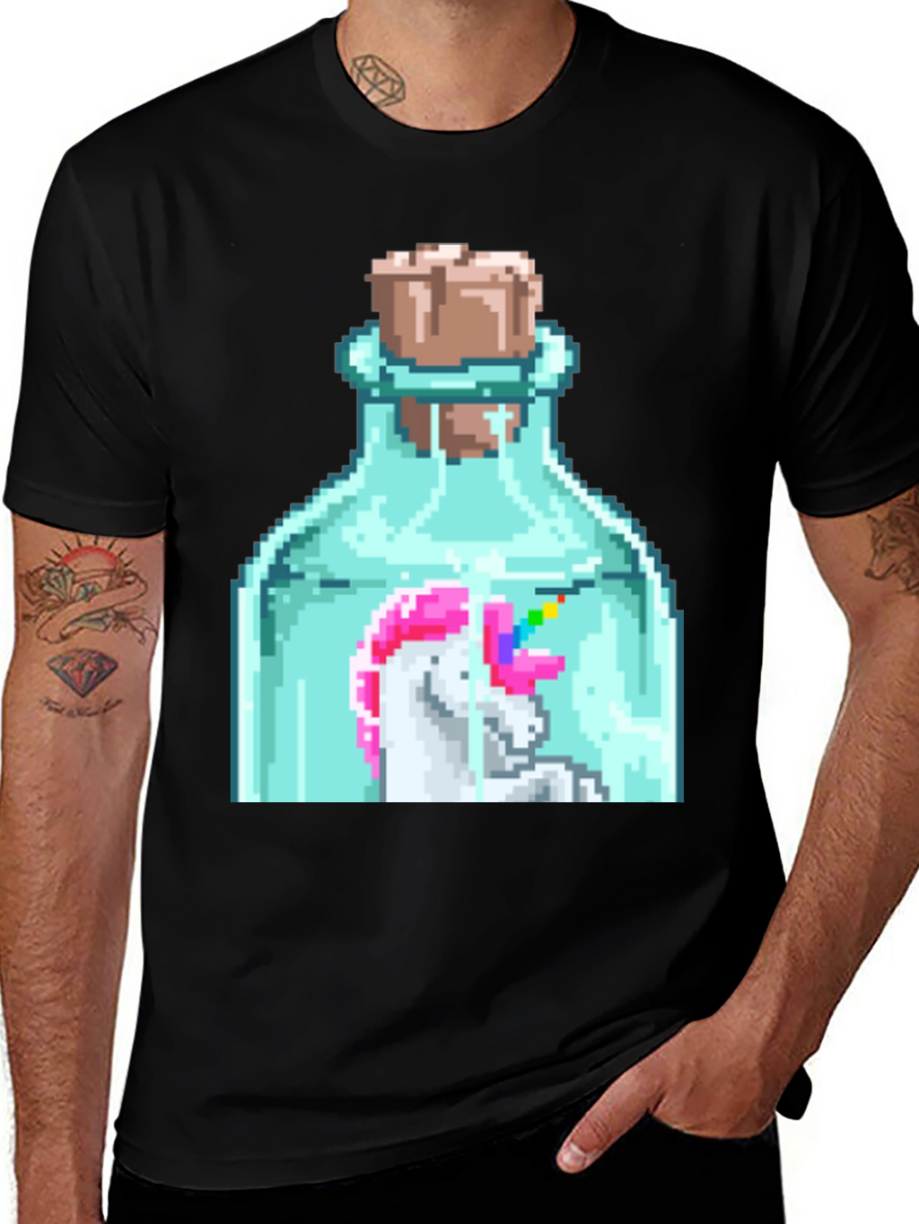 Unicorn in a Bottle Graphic Tee