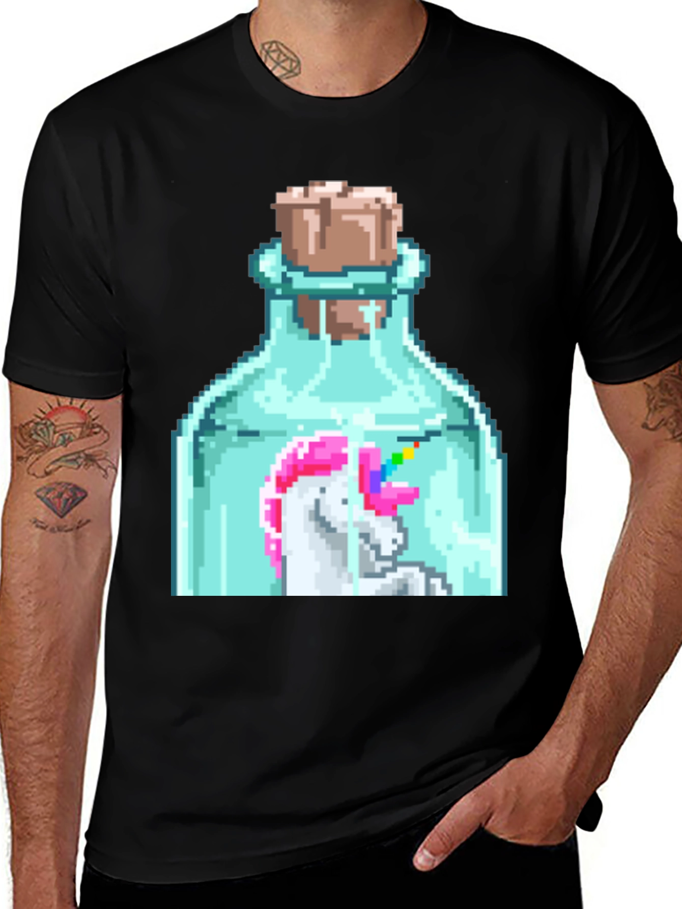 Unicorn in a Bottle Graphic Tee