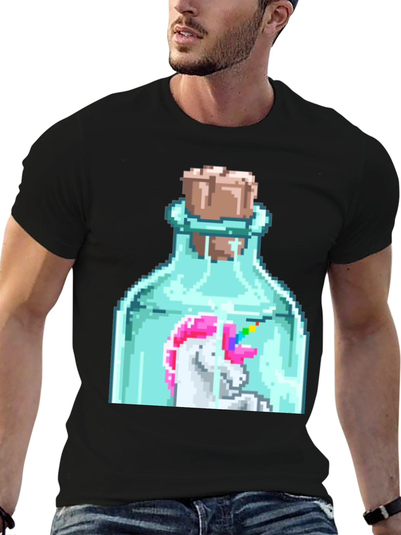 Unicorn in a Bottle Graphic Tee