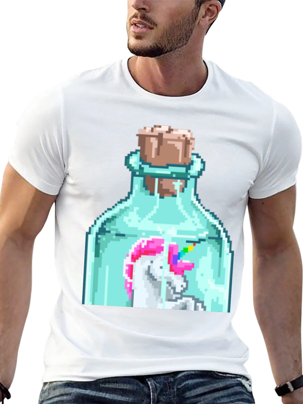 Unicorn in a Bottle Graphic Tee