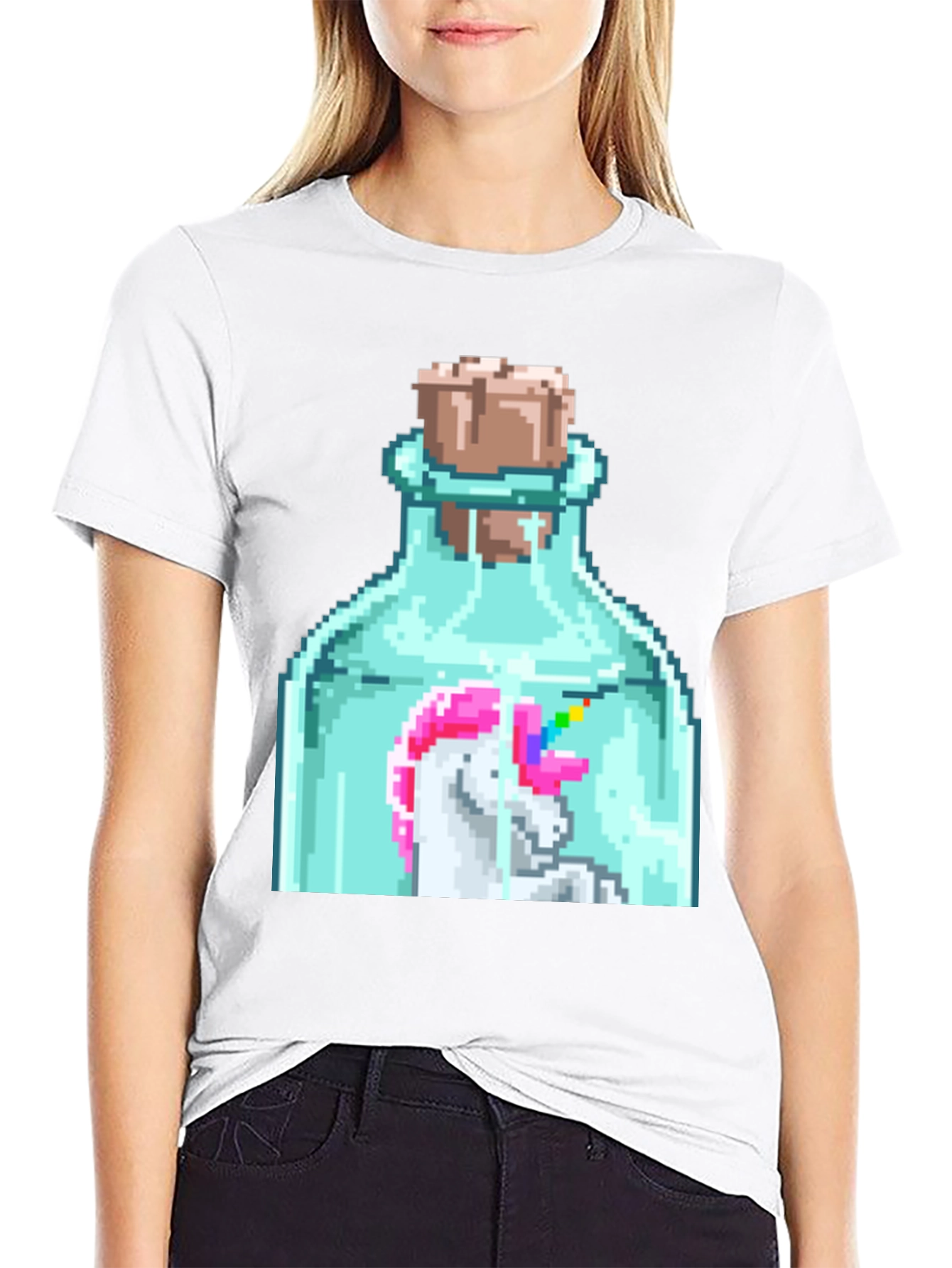 Unicorn in a Bottle Graphic Tee