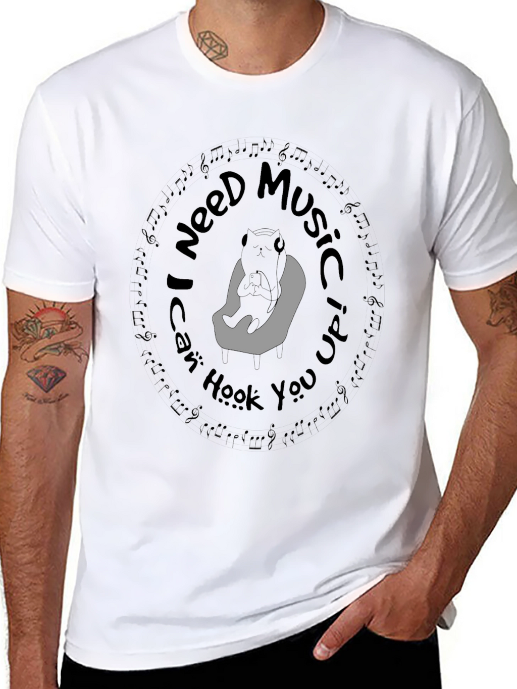 Music Lovers T-Shirt - I Need Music