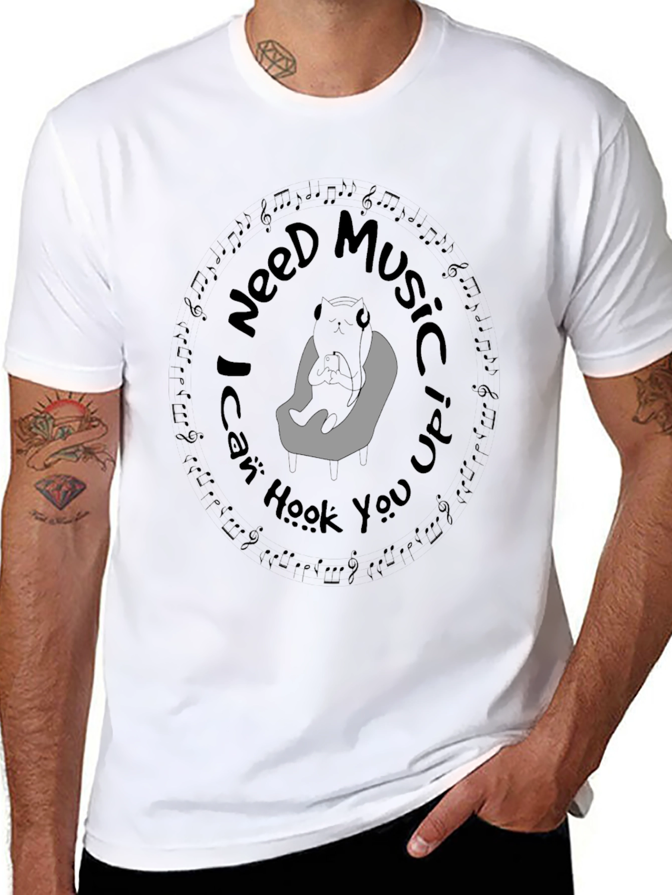 Music Lovers T-Shirt - I Need Music