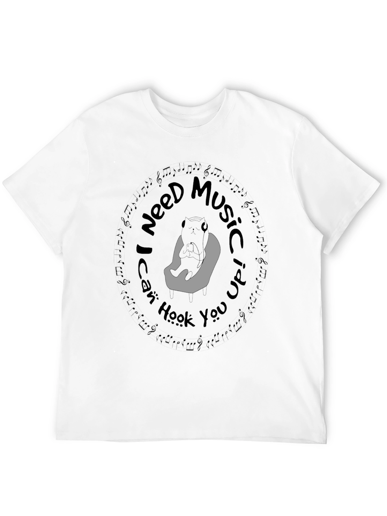 Music Lovers T-Shirt - I Need Music