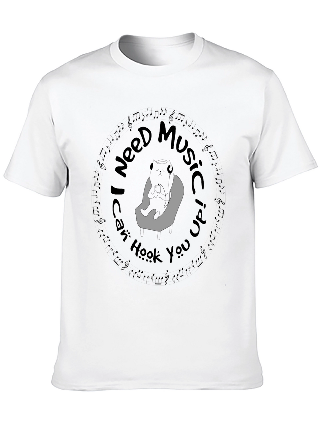 Music Lovers T-Shirt - I Need Music