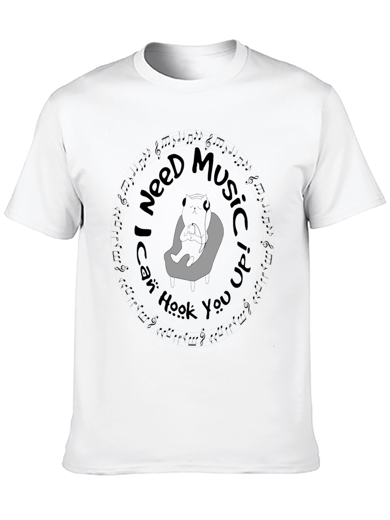 Music Lovers T-Shirt - I Need Music