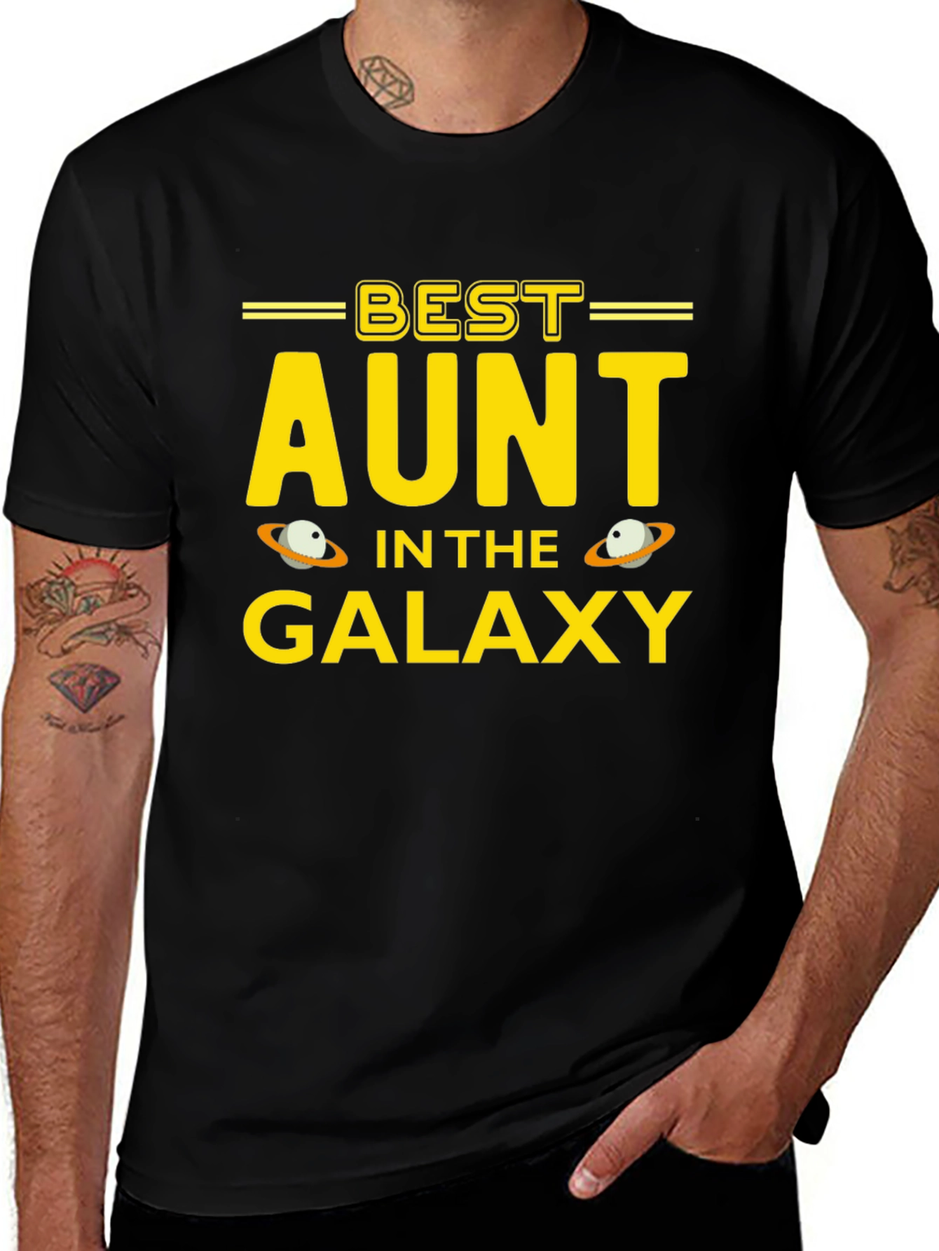 Best Aunt in the Galaxy Graphic T-Shirt
