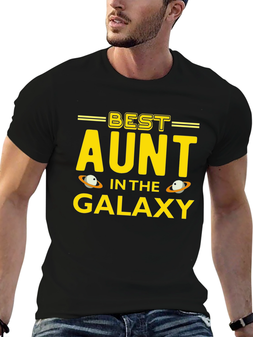 Best Aunt in the Galaxy Graphic T-Shirt