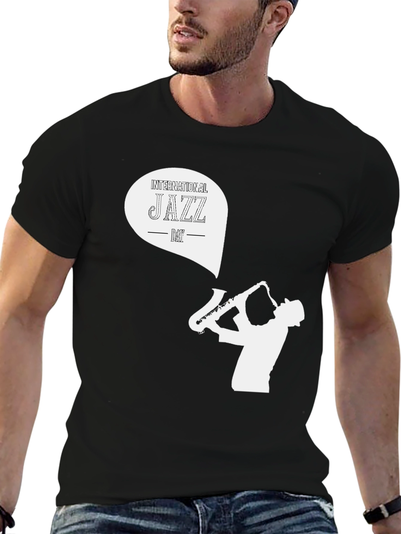 International Jazz Day Black T-Shirt