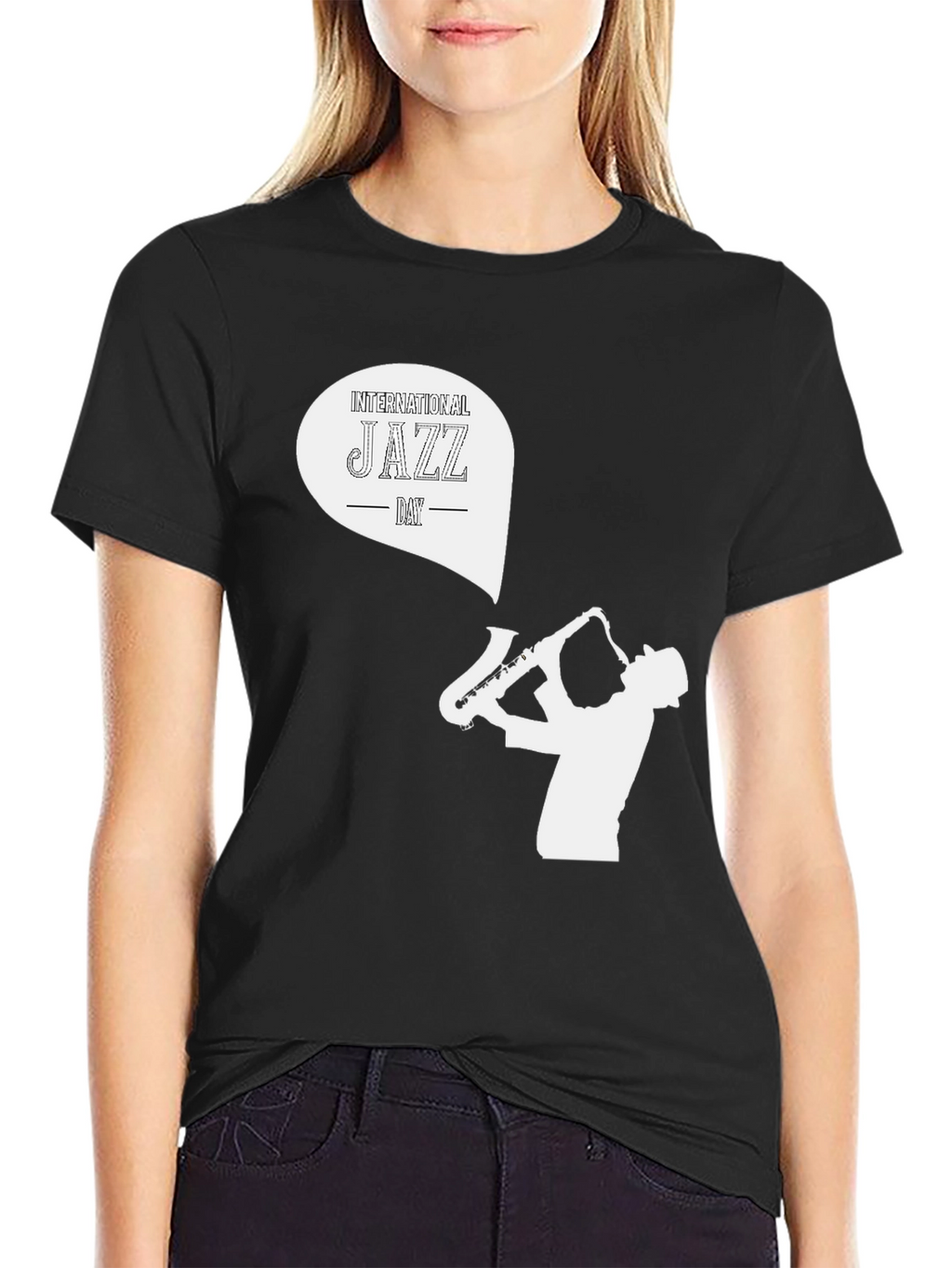 International Jazz Day Black T-Shirt