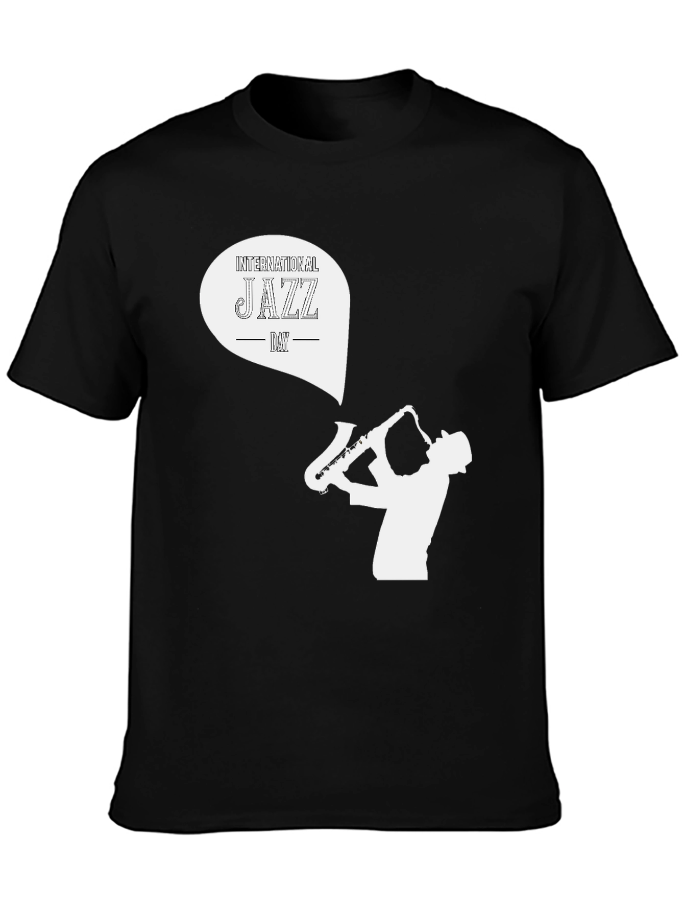 International Jazz Day Black T-Shirt