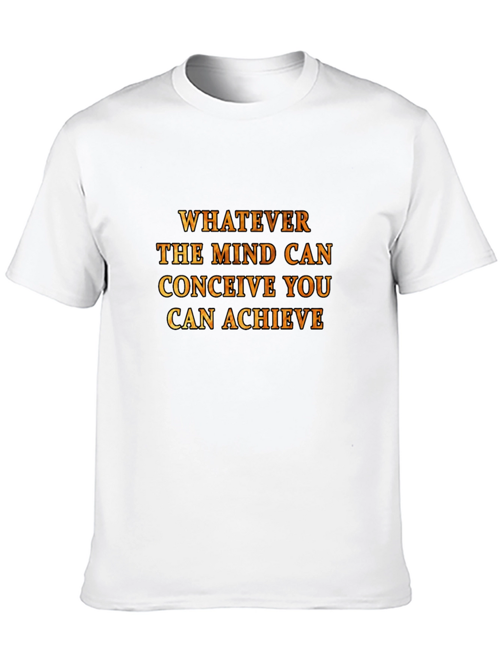 Motivational Quote Black T-Shirt