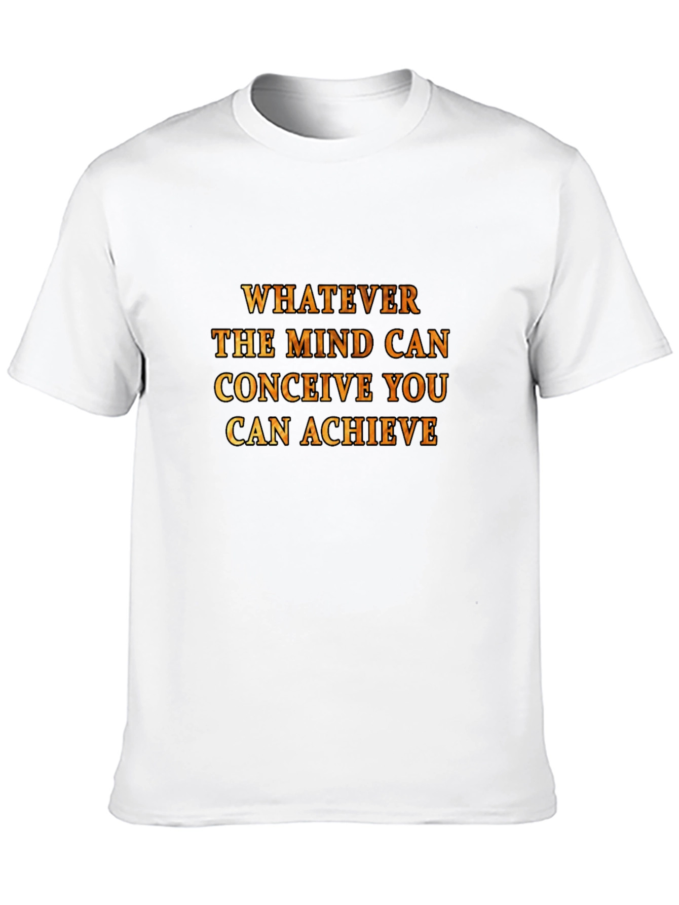 Motivational Quote Black T-Shirt