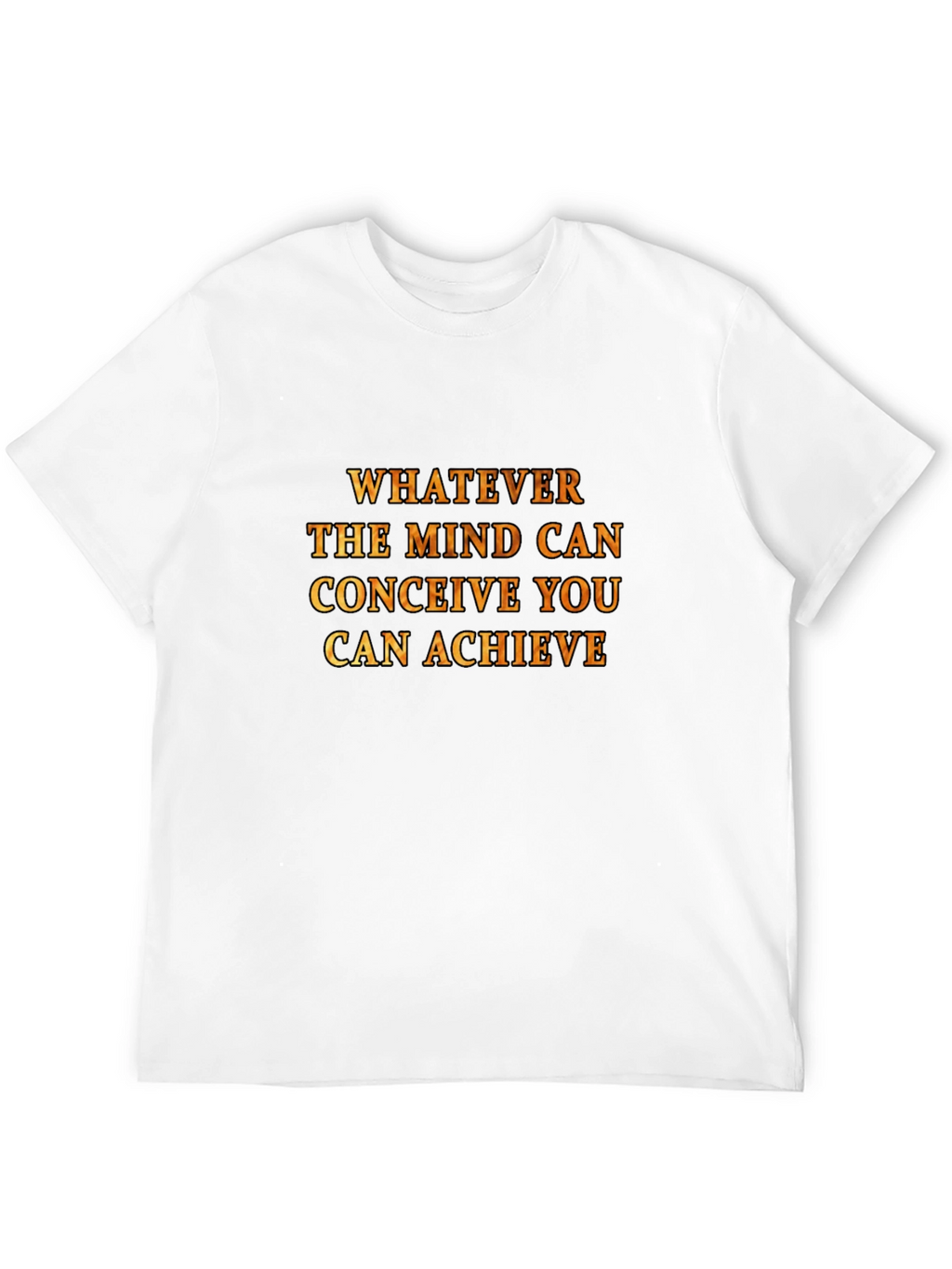 Motivational Quote Black T-Shirt