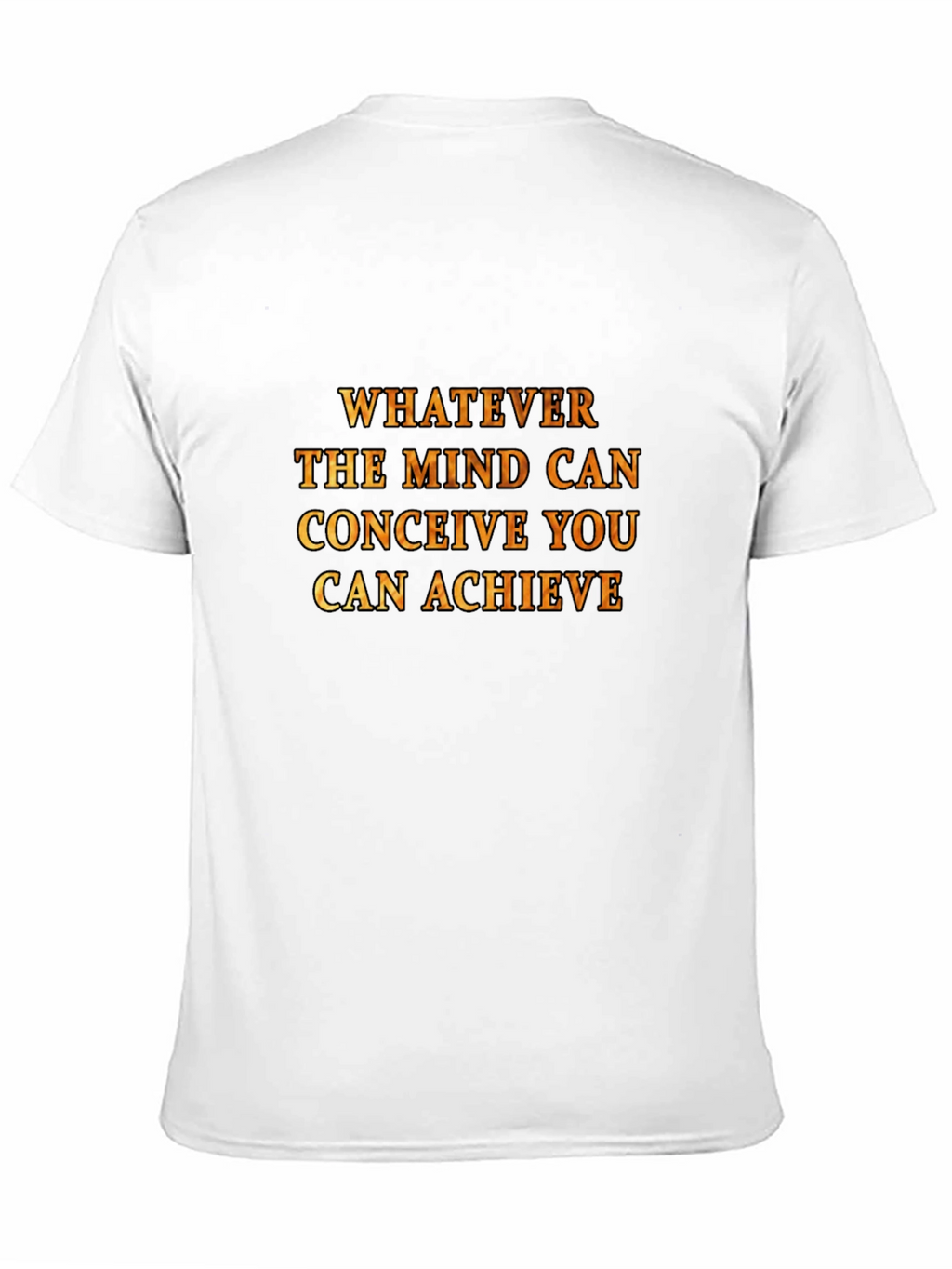 Motivational Quote Black T-Shirt