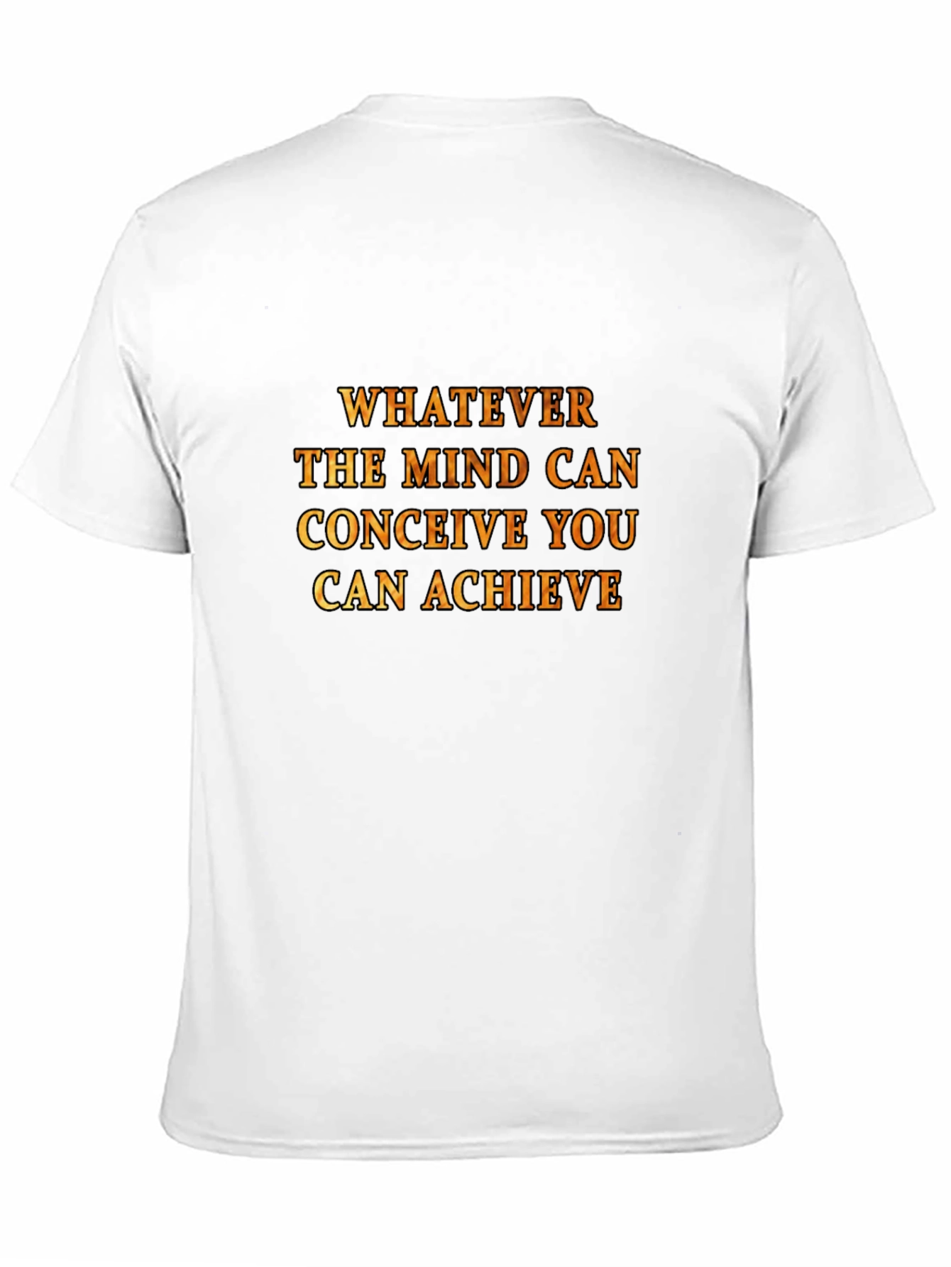 Motivational Quote Black T-Shirt