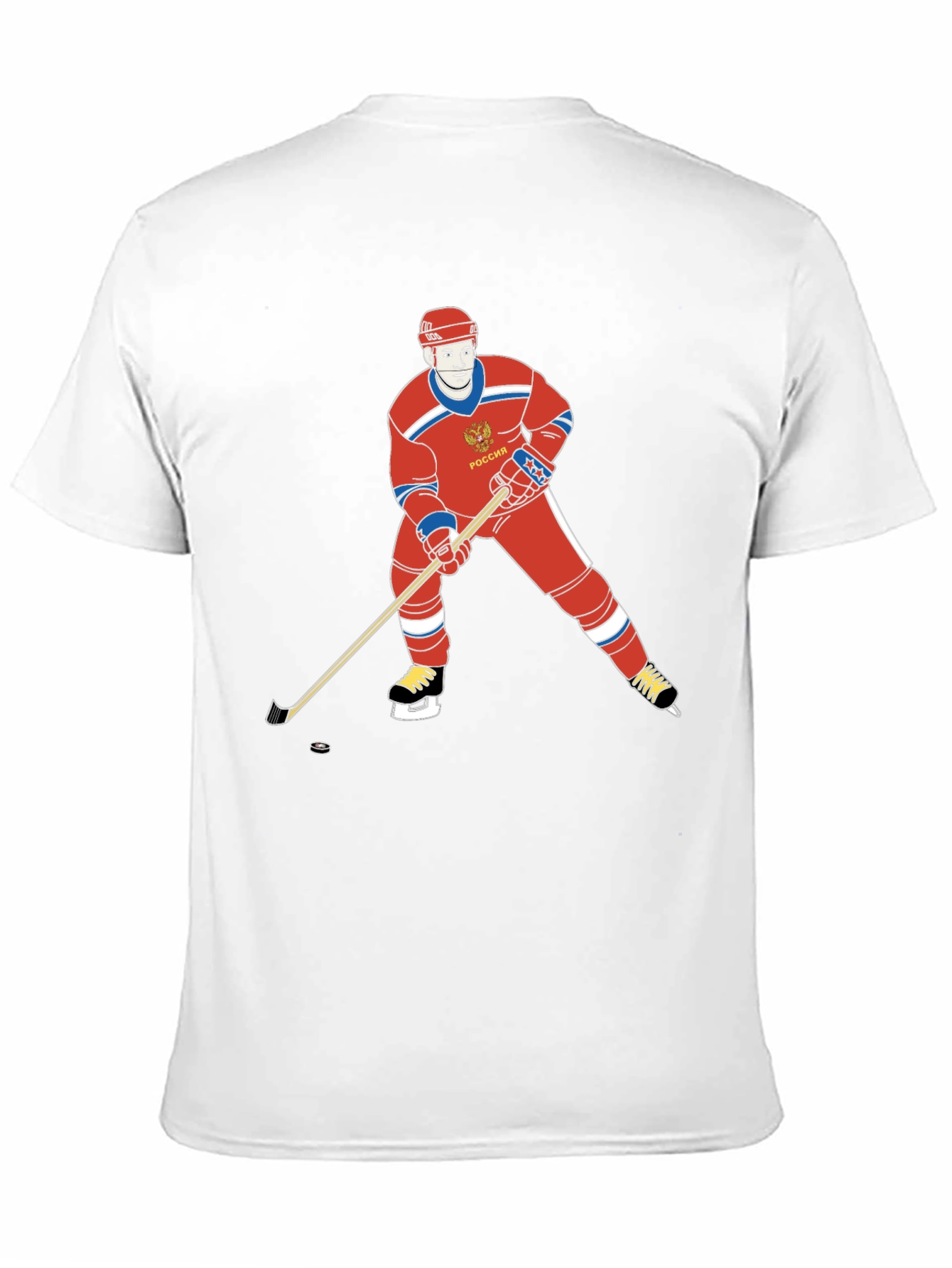 Russia Hockey T-Shirt - Retro Design