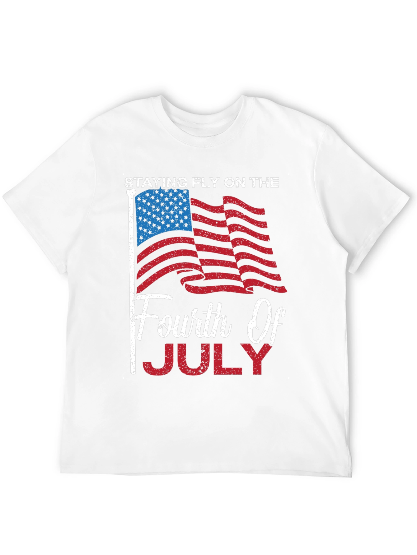 Staying Fly Fourth of July Patriotic Tee