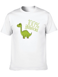 100% Herbivore Dinosaur Black T-Shirt