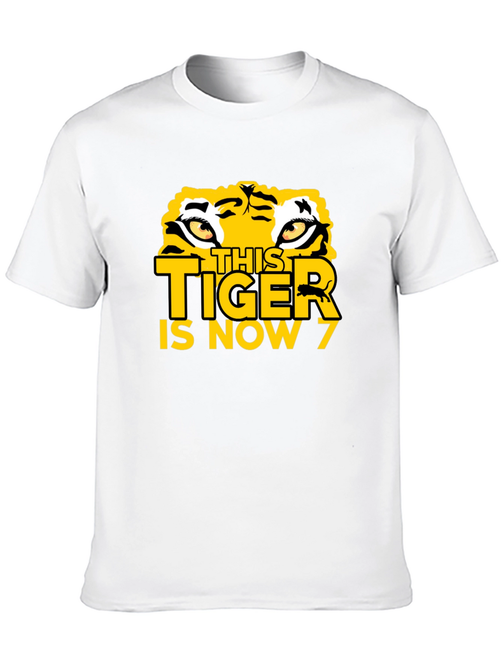 This Tiger is Now 7 Birthday T-Shirt