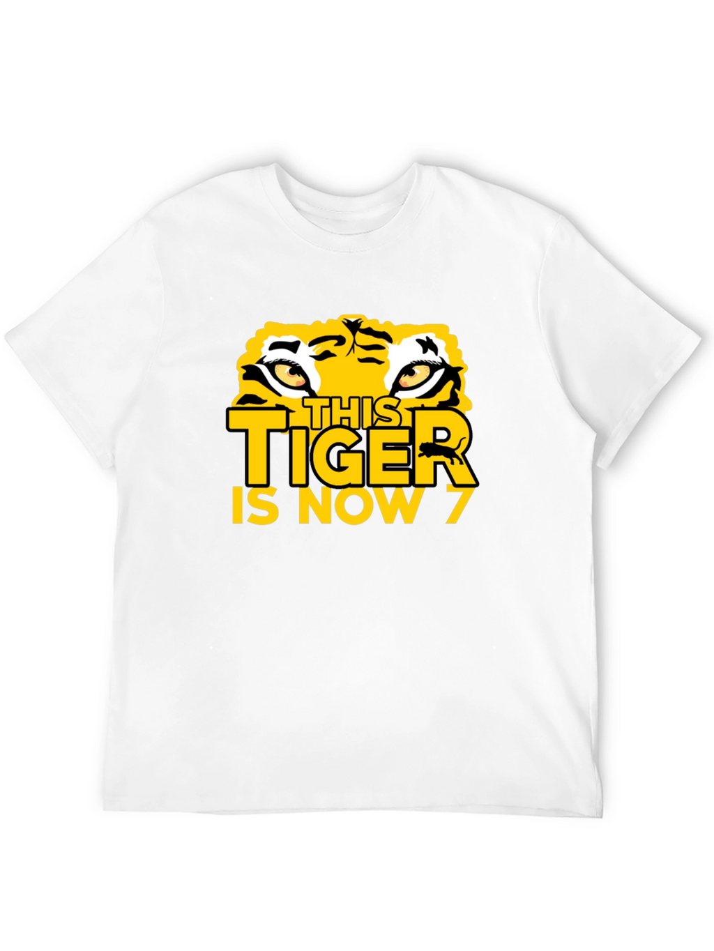 This Tiger is Now 7 Birthday T-Shirt