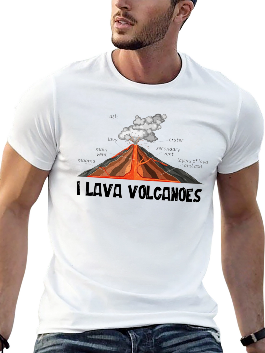 I Lava Volcanoes T-Shirt - Erupting with Style!