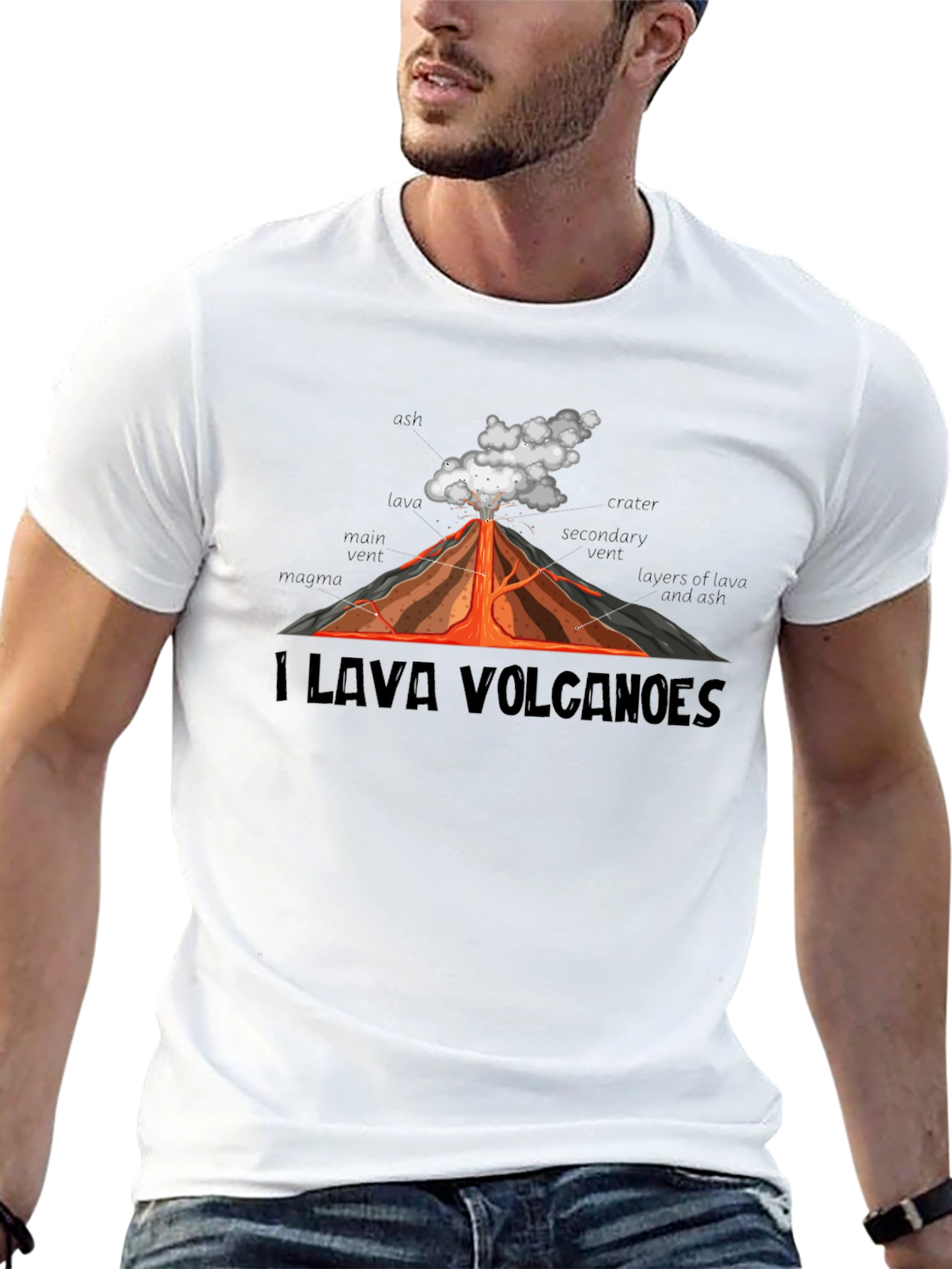 I Lava Volcanoes T-Shirt - Erupting with Style!