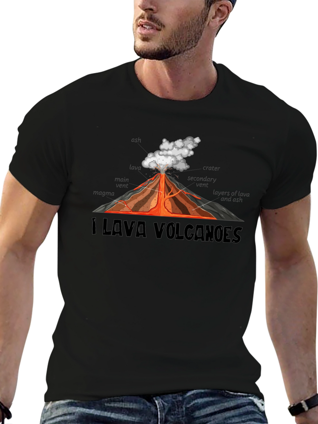I Lava Volcanoes T-Shirt - Erupting with Style!