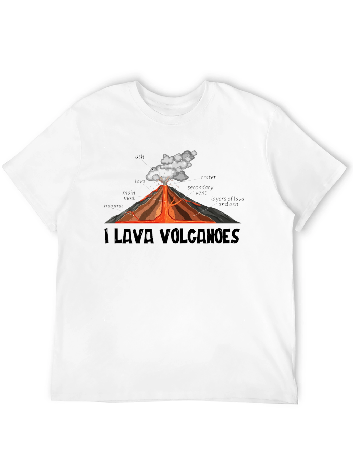 I Lava Volcanoes T-Shirt - Erupting with Style!