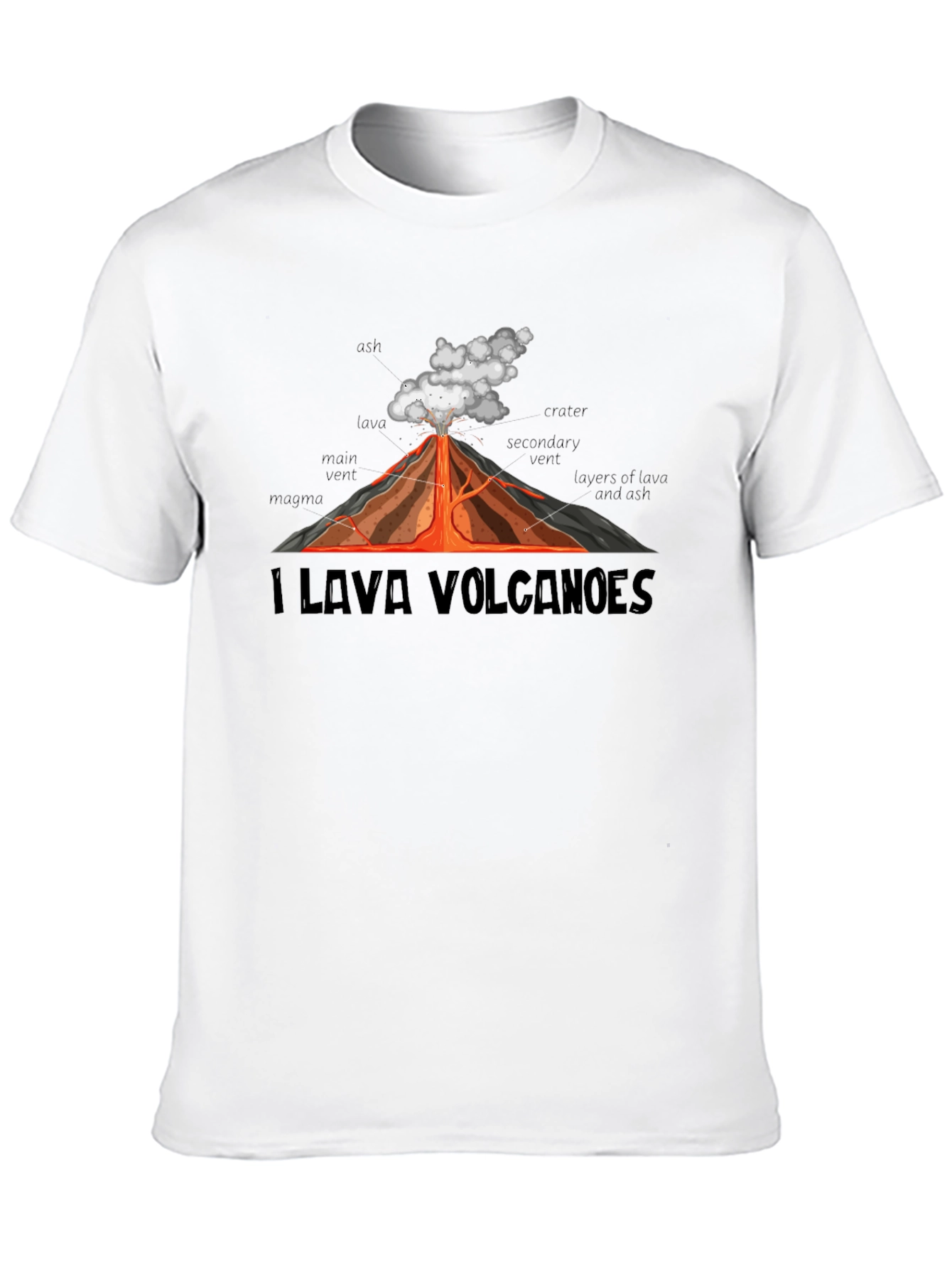 I Lava Volcanoes T-Shirt - Erupting with Style!