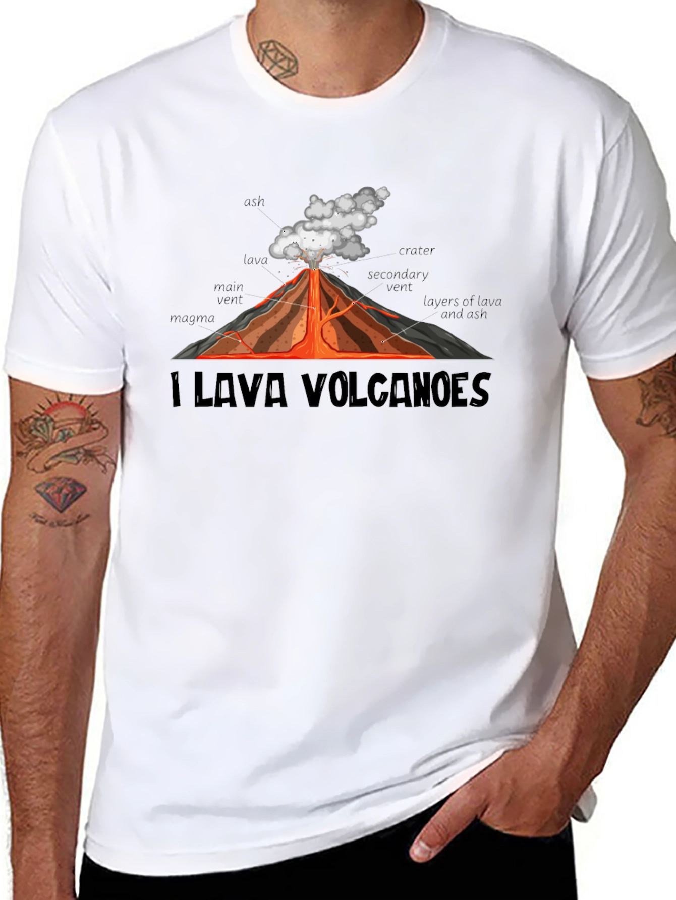 I Lava Volcanoes T-Shirt - Erupting with Style!