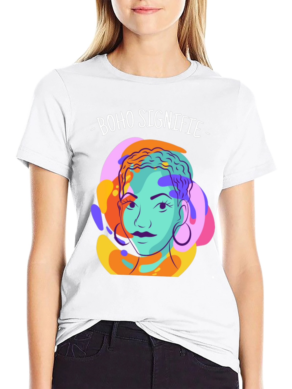 Boho Signifie Graphic Tee - Unisex Black T-Shirt