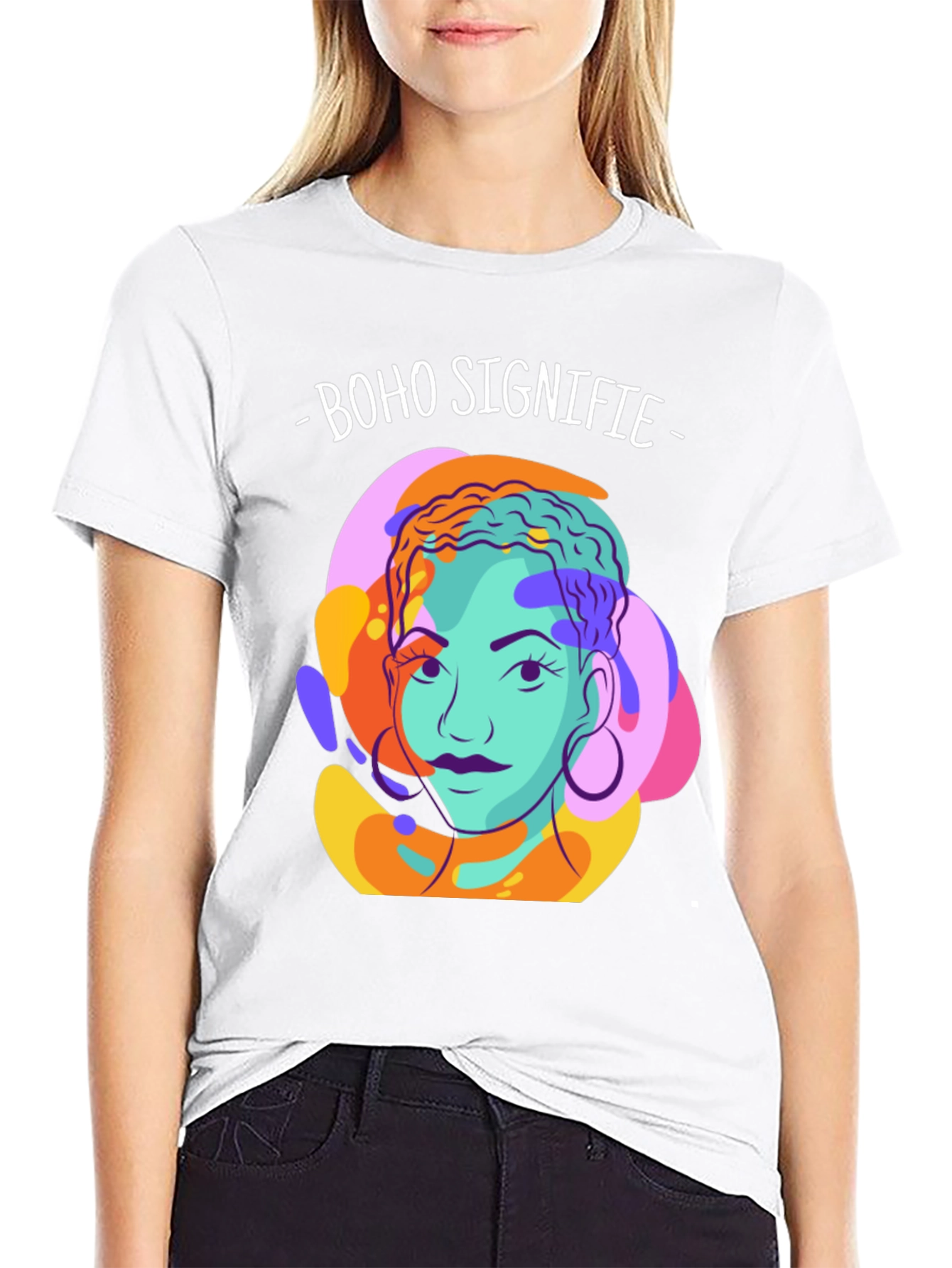 Boho Signifie Graphic Tee - Unisex Black T-Shirt