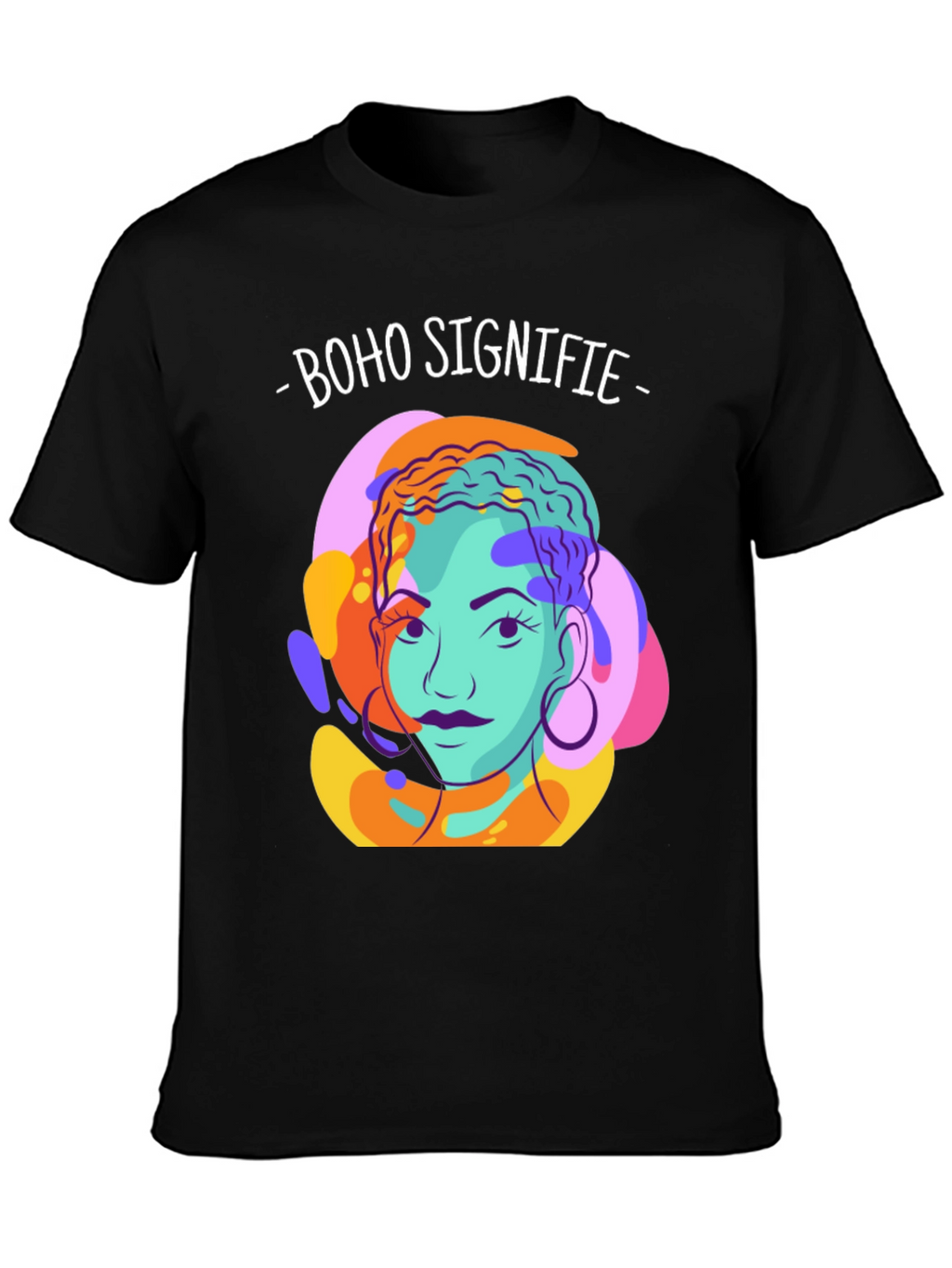 Boho Signifie Graphic Tee - Unisex Black T-Shirt