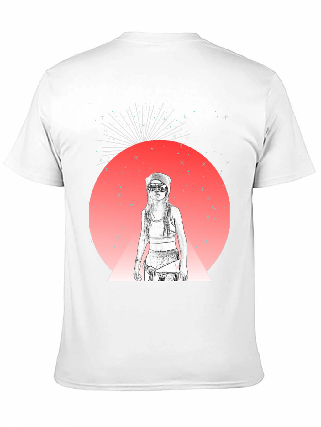Cosmic Vibe Black Graphic Tee