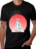 Cosmic Vibe Black Graphic Tee