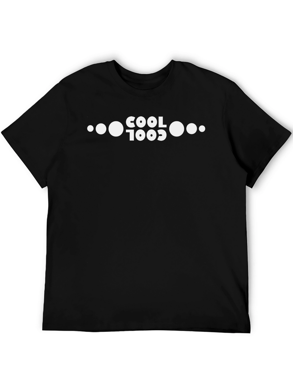 Cool 100 T-Shirt - Black Crew Neck Cotton Tee