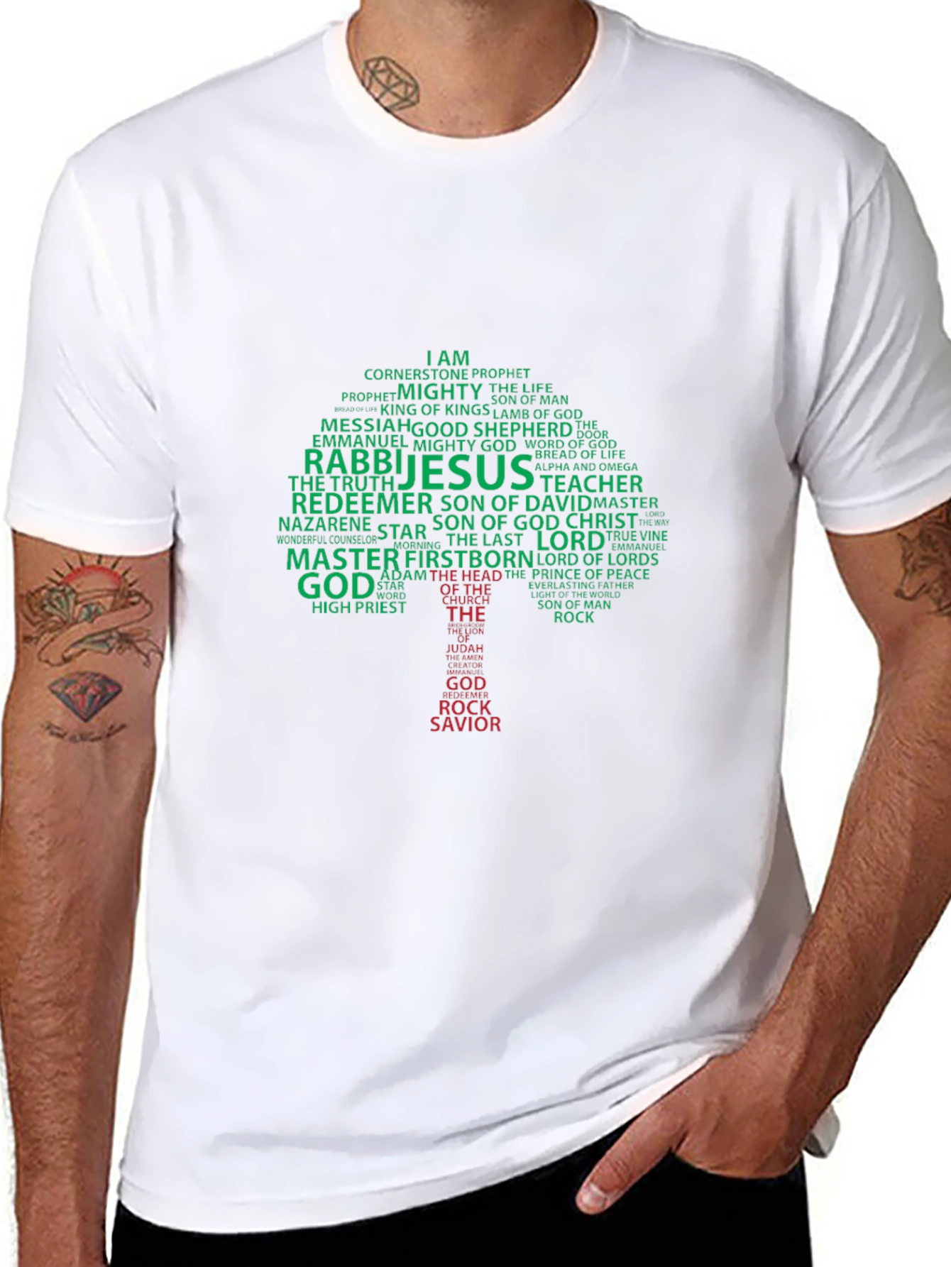 Word Cloud Graphic T-Shirt