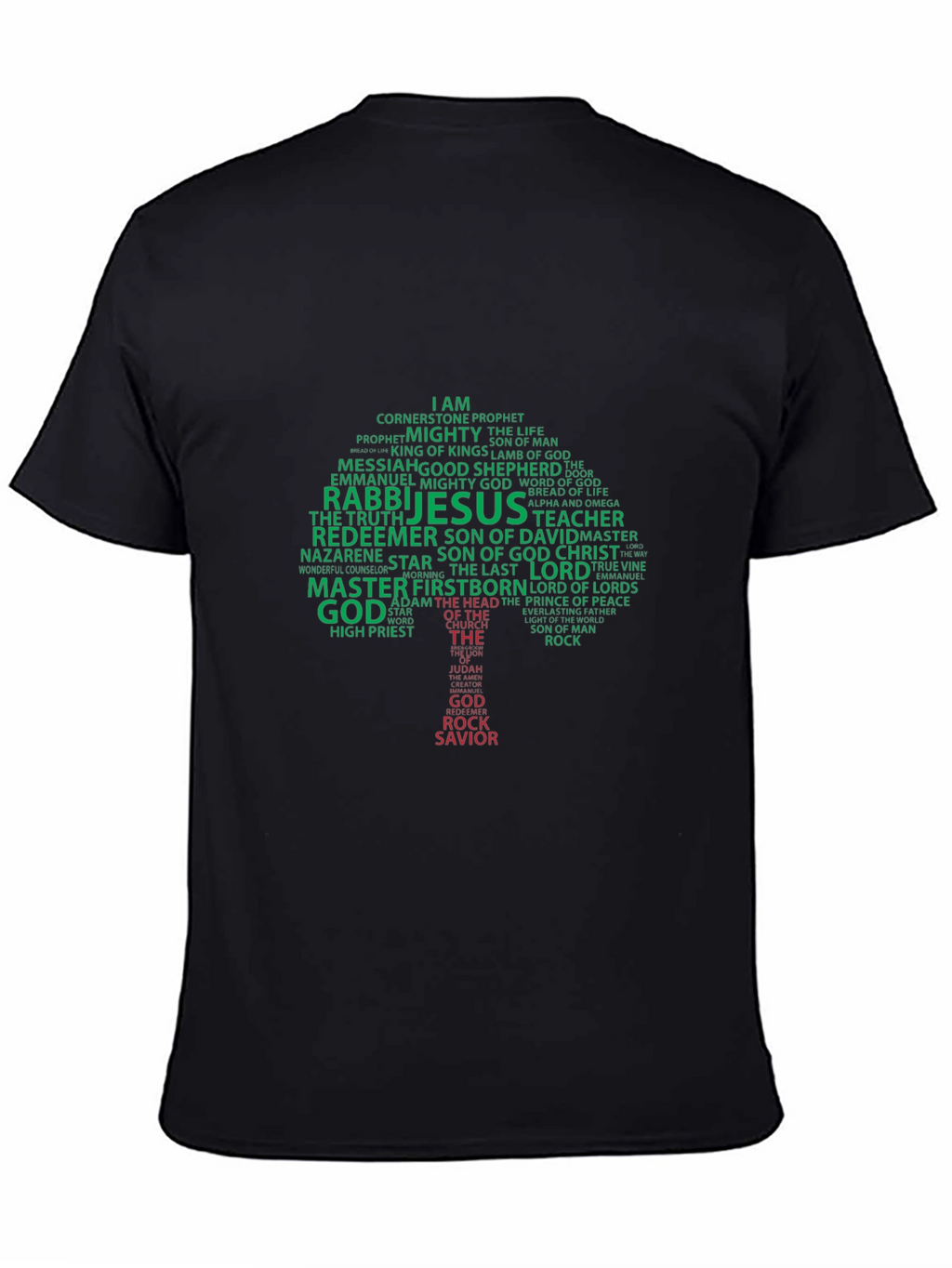 Word Cloud Graphic T-Shirt