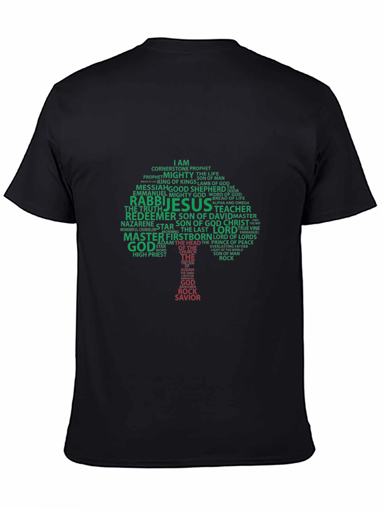 Word Cloud Graphic T-Shirt