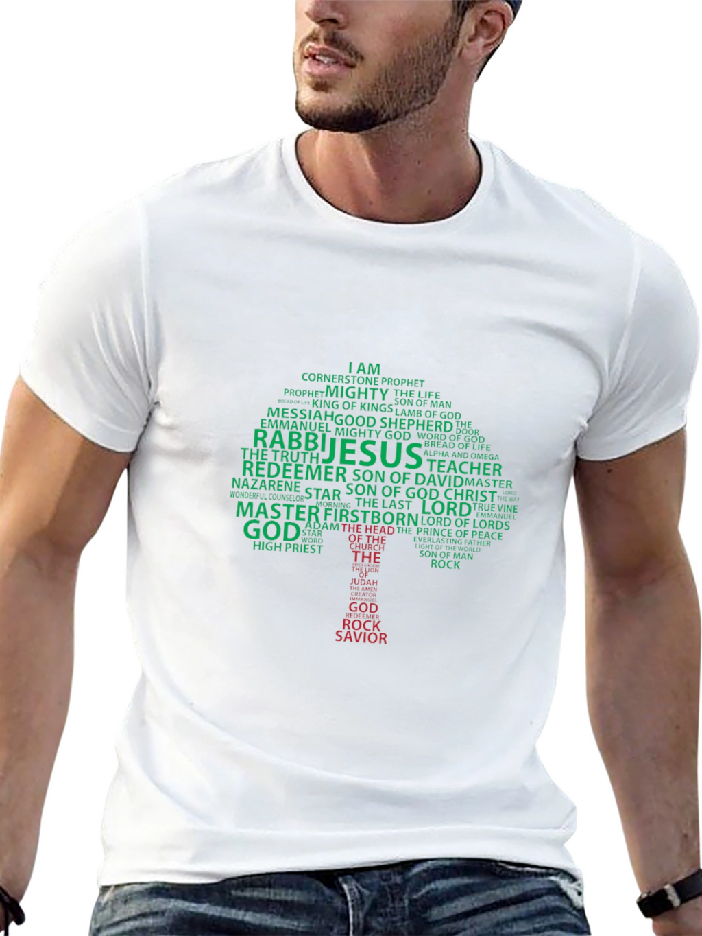 Word Cloud Graphic T-Shirt