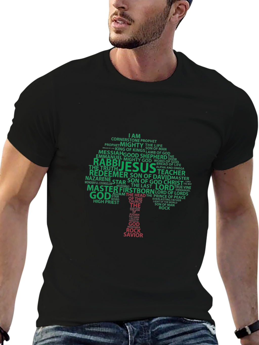 Word Cloud Graphic T-Shirt