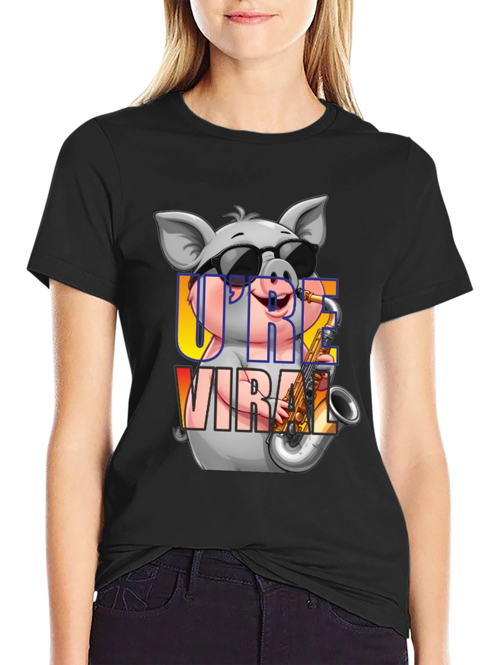 Cool Pig Saxophone T-Shirt
