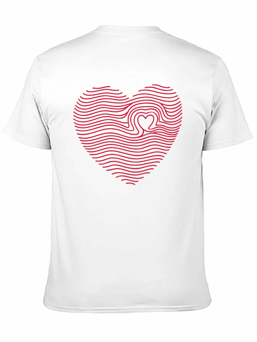 Heartbeat Wave Graphic Tee - Black