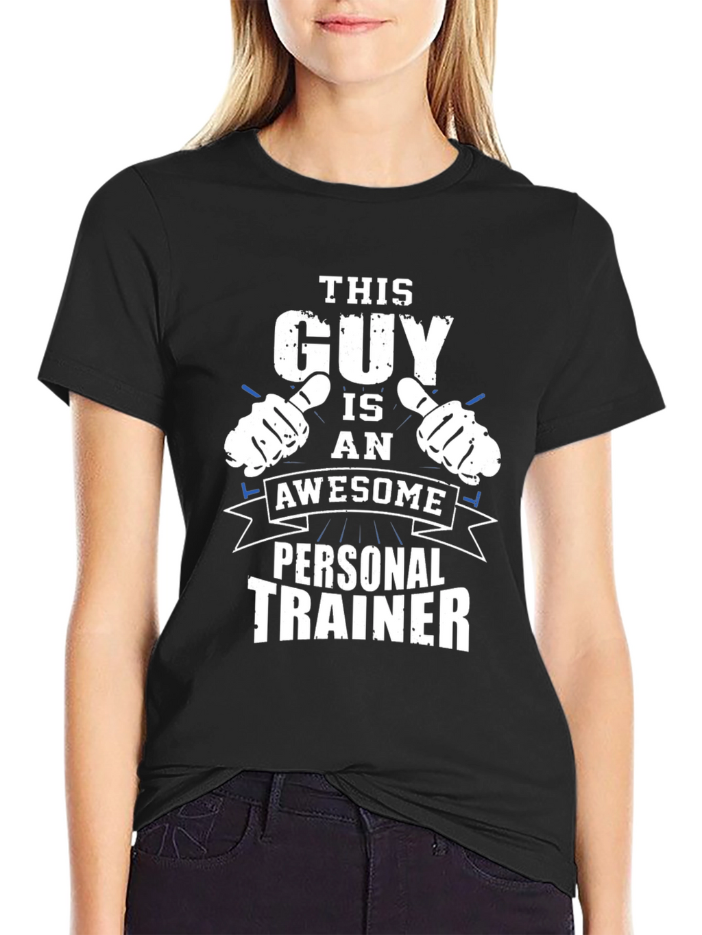 Awesome Personal Trainer Black T-Shirt