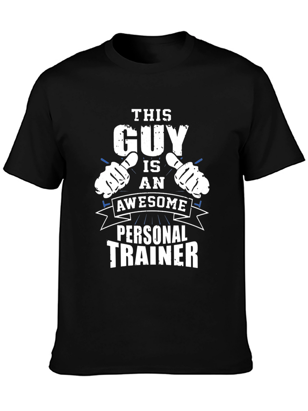 Awesome Personal Trainer Black T-Shirt