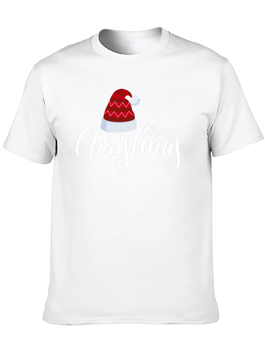 Merry Christmas Hat Graphic T-Shirt